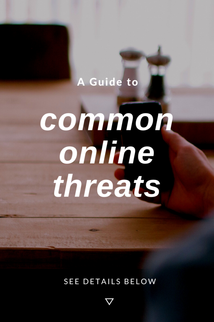 Common Online threats graphic